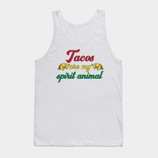 Tacos are my spirit animal Tank Top